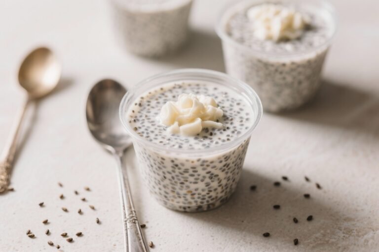 Keto Vanilla Chia Pudding Cups – Creamy, Easy, and Make-Ahead