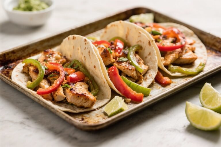 Sheet Pan Chicken Fajitas – Easy, Flavorful, and Weeknight-Friendly