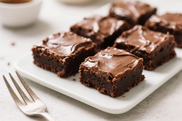 Keto Brownies with Fudge Frosting – Rich, Simple, and Low-Carb