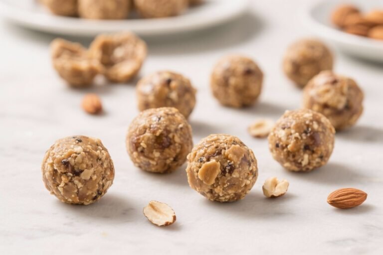 No-Bake Almond Butter Energy Balls (Naturally Sweetened) – Quick, Wholesome, and Tasty