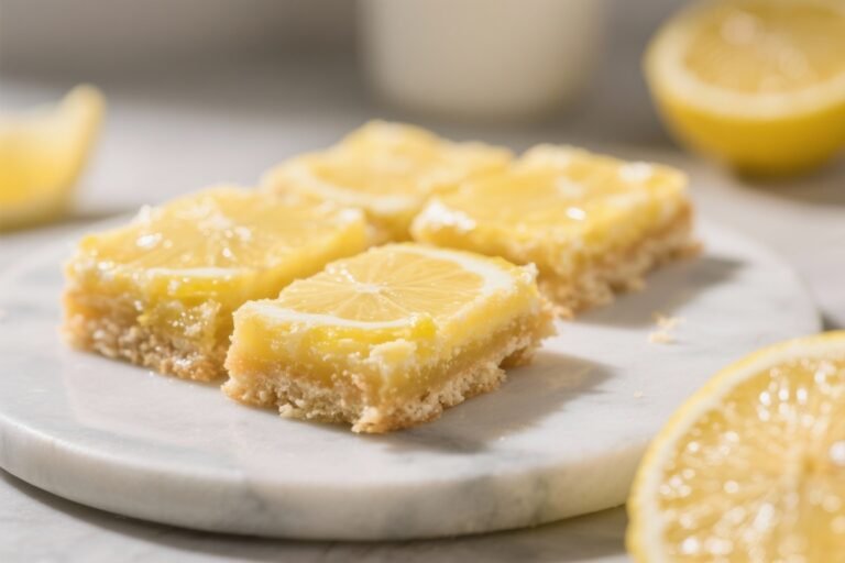 Keto Lemon Bars – Bright, Zesty, and Low-Carb