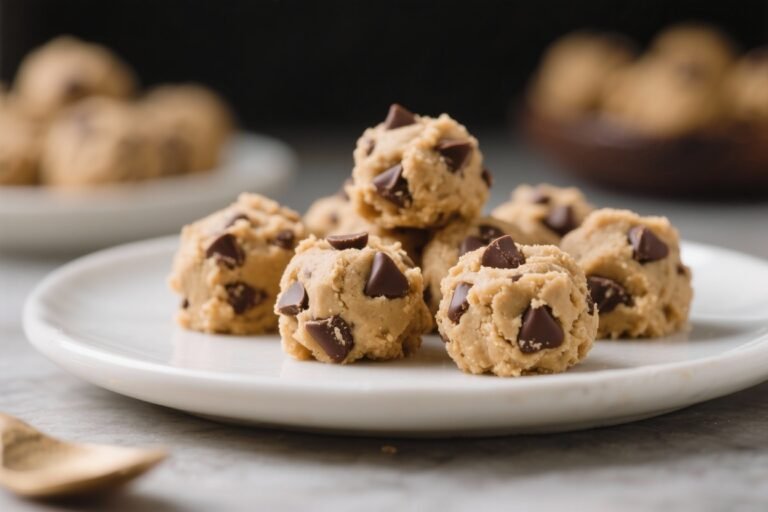 Keto Chocolate Chip Cookie Dough Bites – A Simple, No-Bake Treat