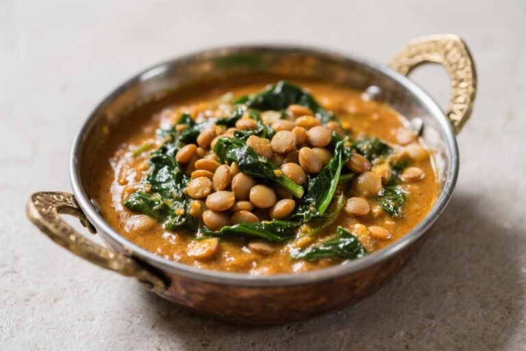 Lentil & Spinach Curry – A Cozy, Flavor-Packed One-Pot Meal