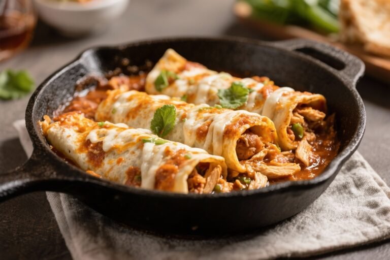 Skillet Chicken Enchiladas – A Weeknight Favorite Made Fast