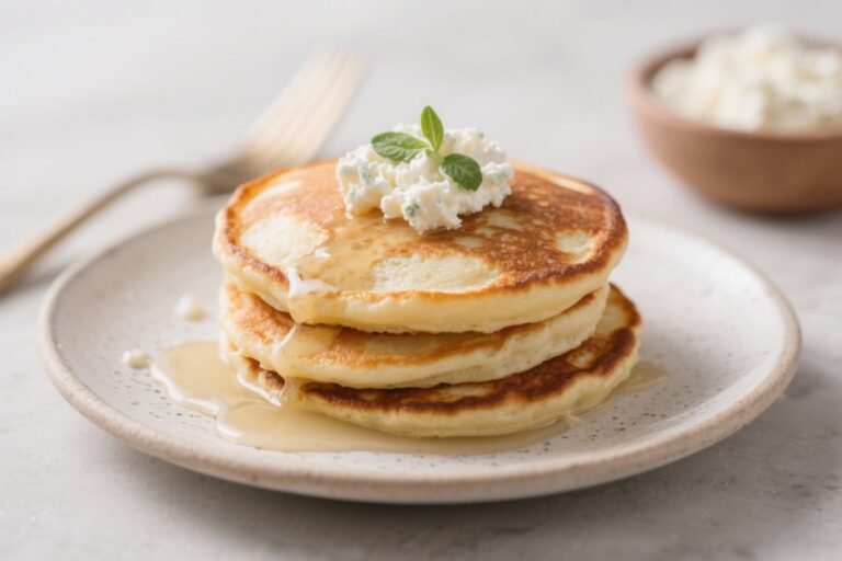 High-Protein Cottage Cheese Pancakes – Fluffy, Satisfying, and Easy