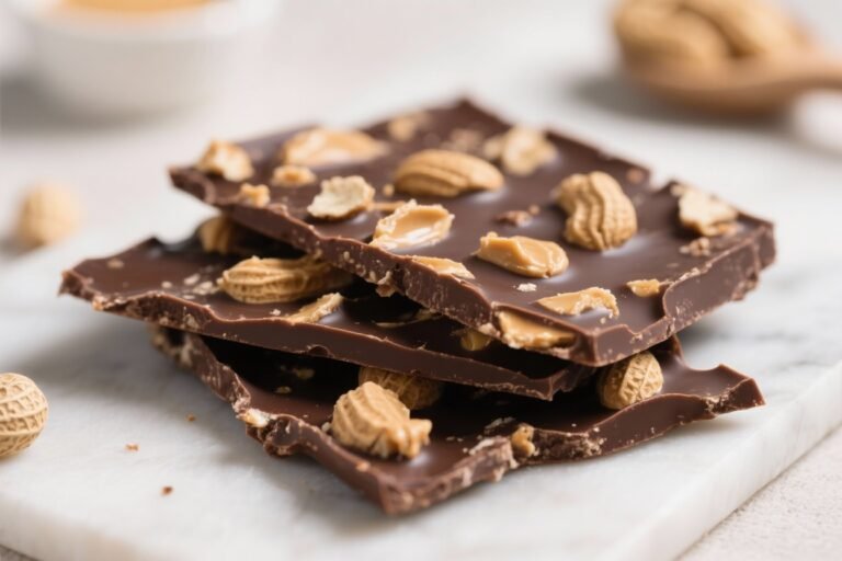 Keto Dark Chocolate Peanut Butter Bark – A Simple, Satisfying Low-Carb Treat