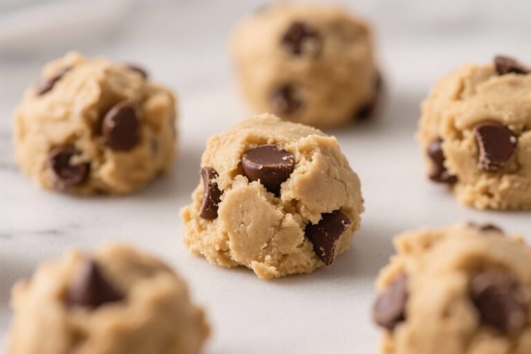 Keto Peanut Butter Chocolate Chip Cookie Dough Bites – Easy No-Bake Treat