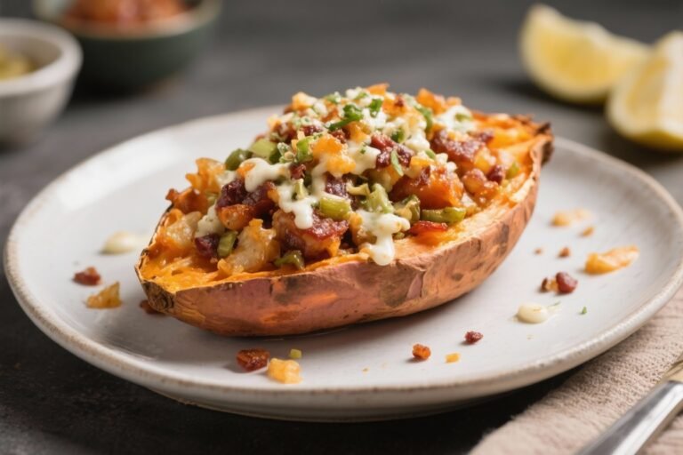 Loaded Baked Sweet Potatoes – A Cozy, Flavor-Packed Meal