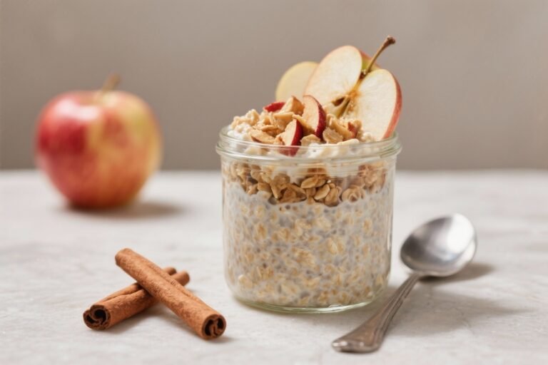 Apple Cinnamon Overnight Oats – A Cozy, Make-Ahead Breakfast