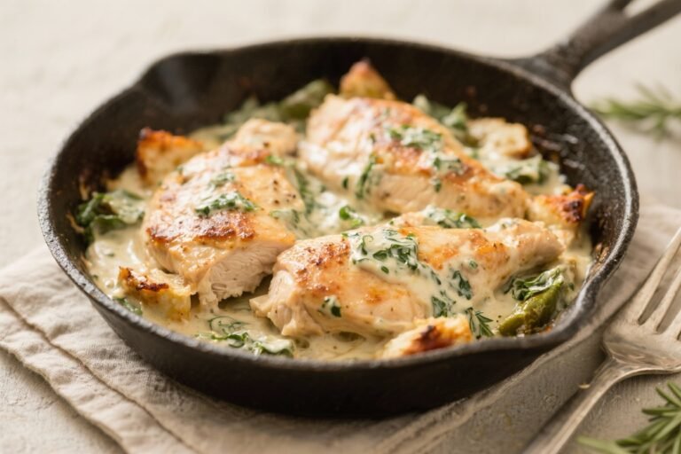 One-Pan Creamy Ranch Chicken – Easy, Cozy, and Weeknight-Friendly