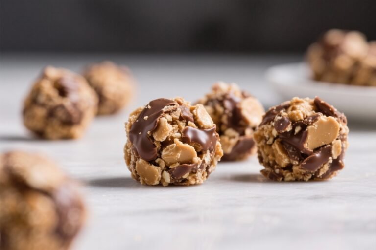 Keto Peanut Butter Chocolate Crunch Bites – Easy, No-Bake, and Satisfying