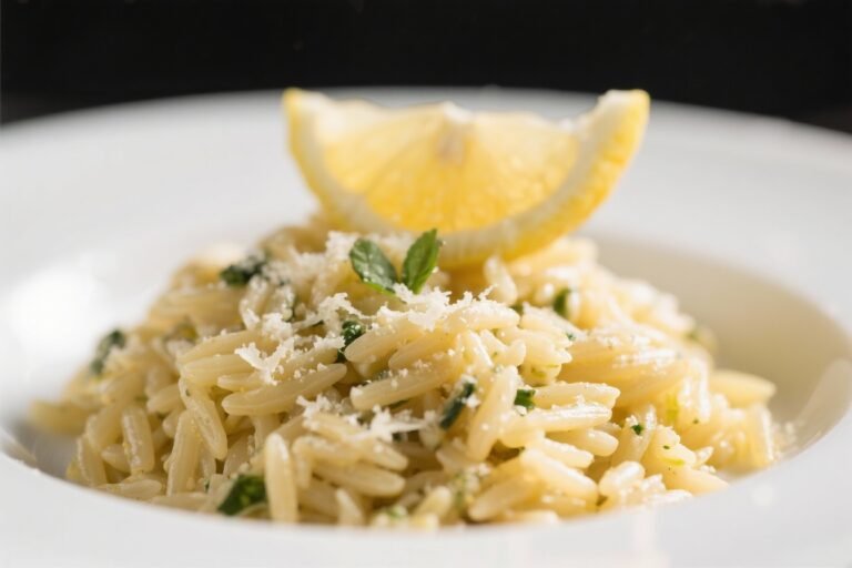 Lemon Parmesan Orzo – Bright, Creamy, and Comforting