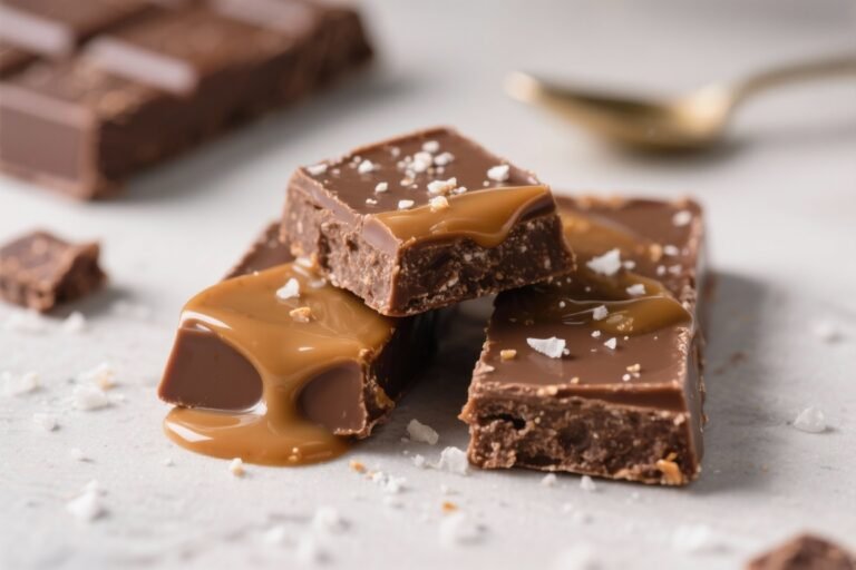Keto Salted Caramel Chocolate Bars – A Sweet, Low-Carb Treat