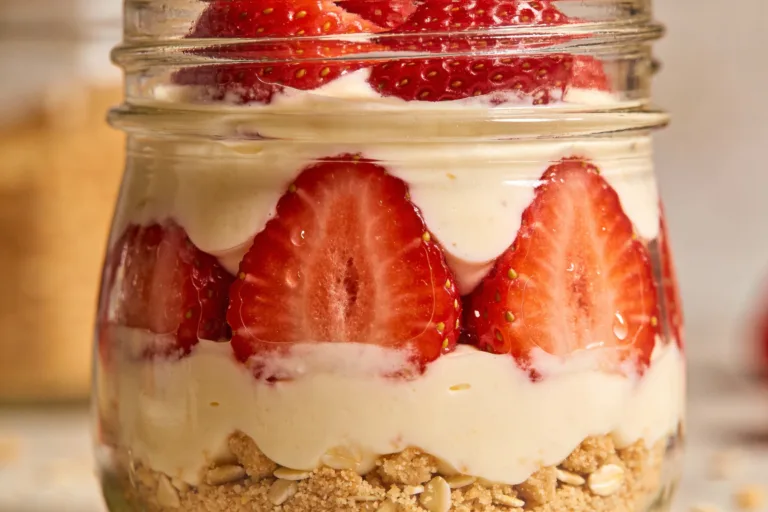 Strawberry Cheesecake Keto Parfaits