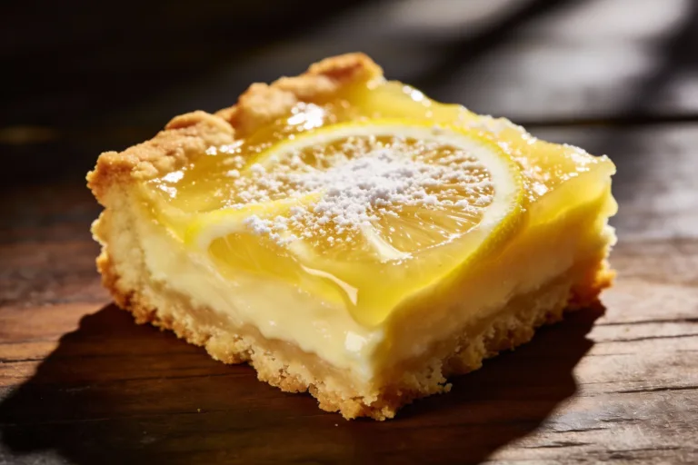 Keto Lemon Bars with Buttery Shortbread Crust
