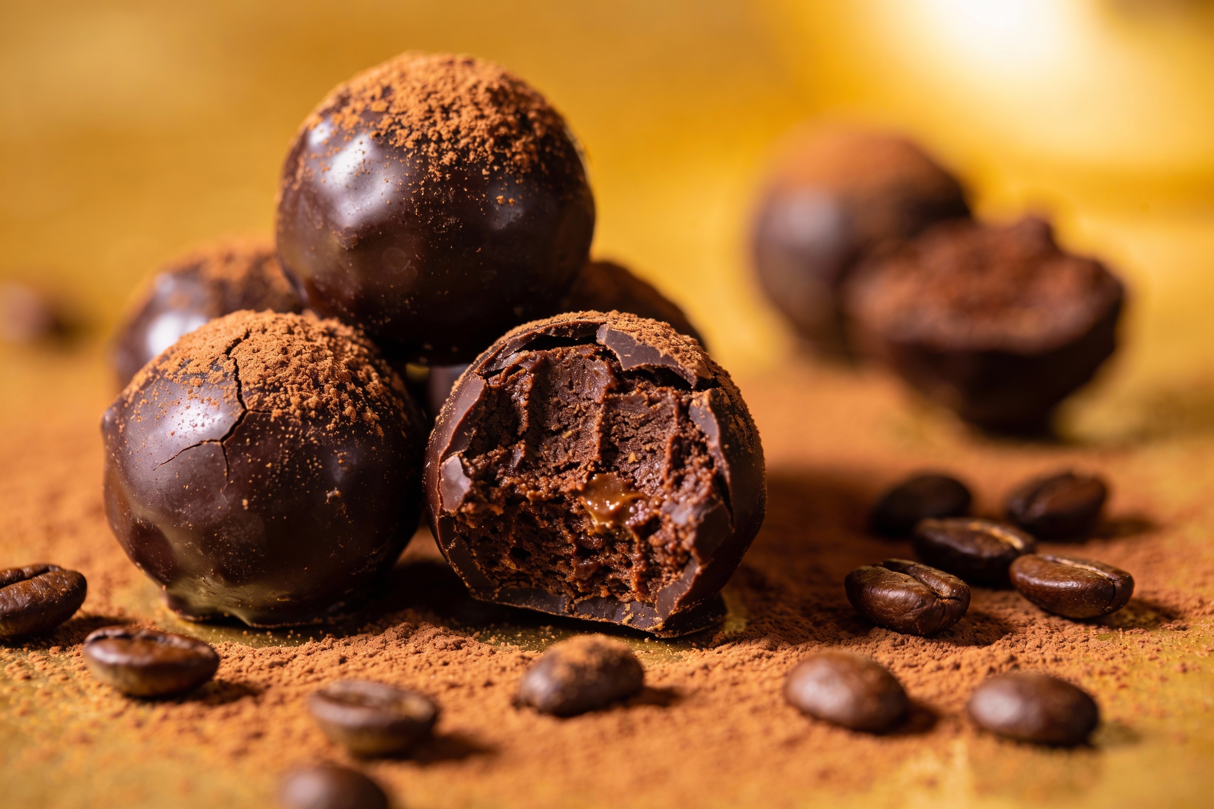 Keto Espresso Chocolate Truffles