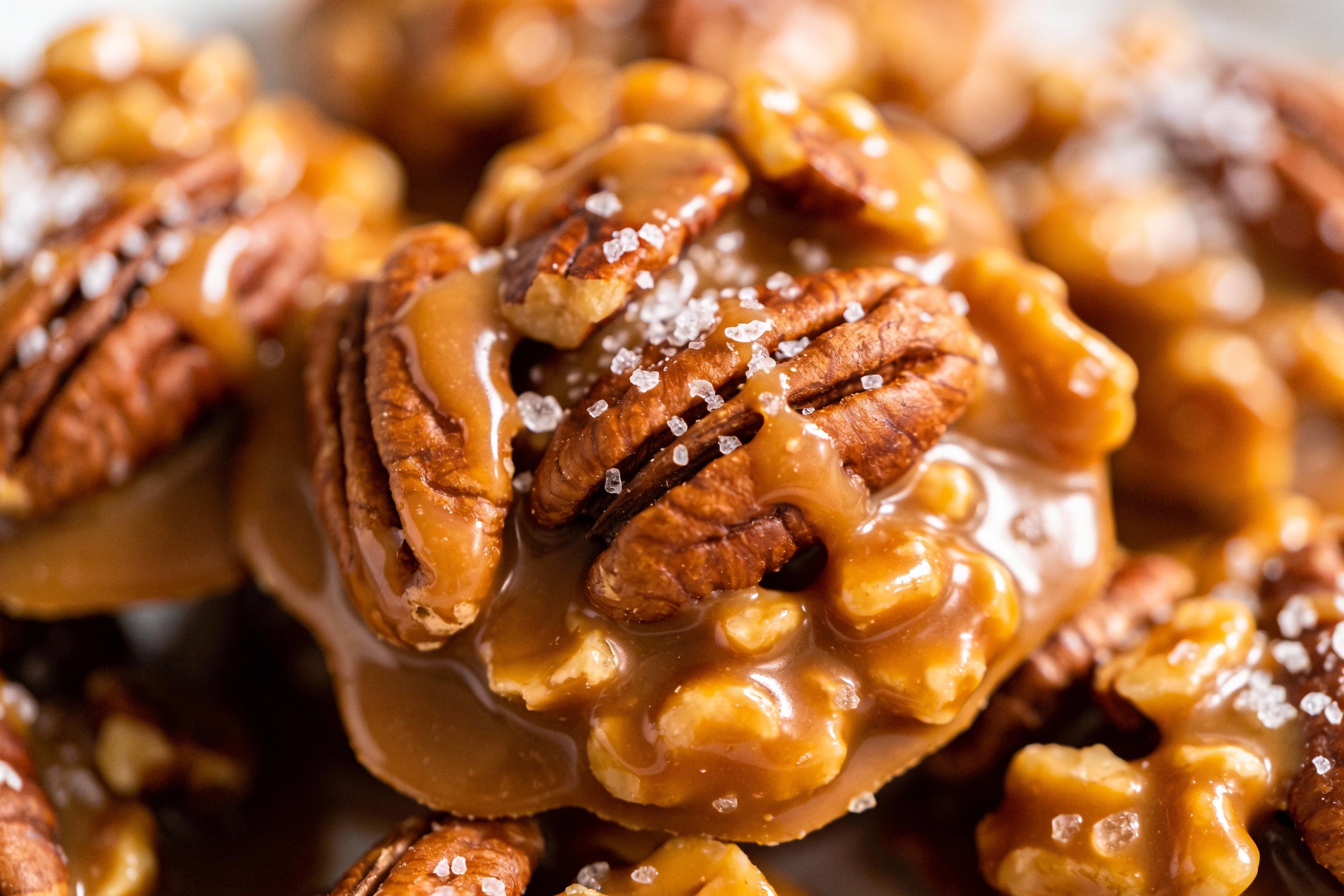 Keto Caramel Pecan Clusters