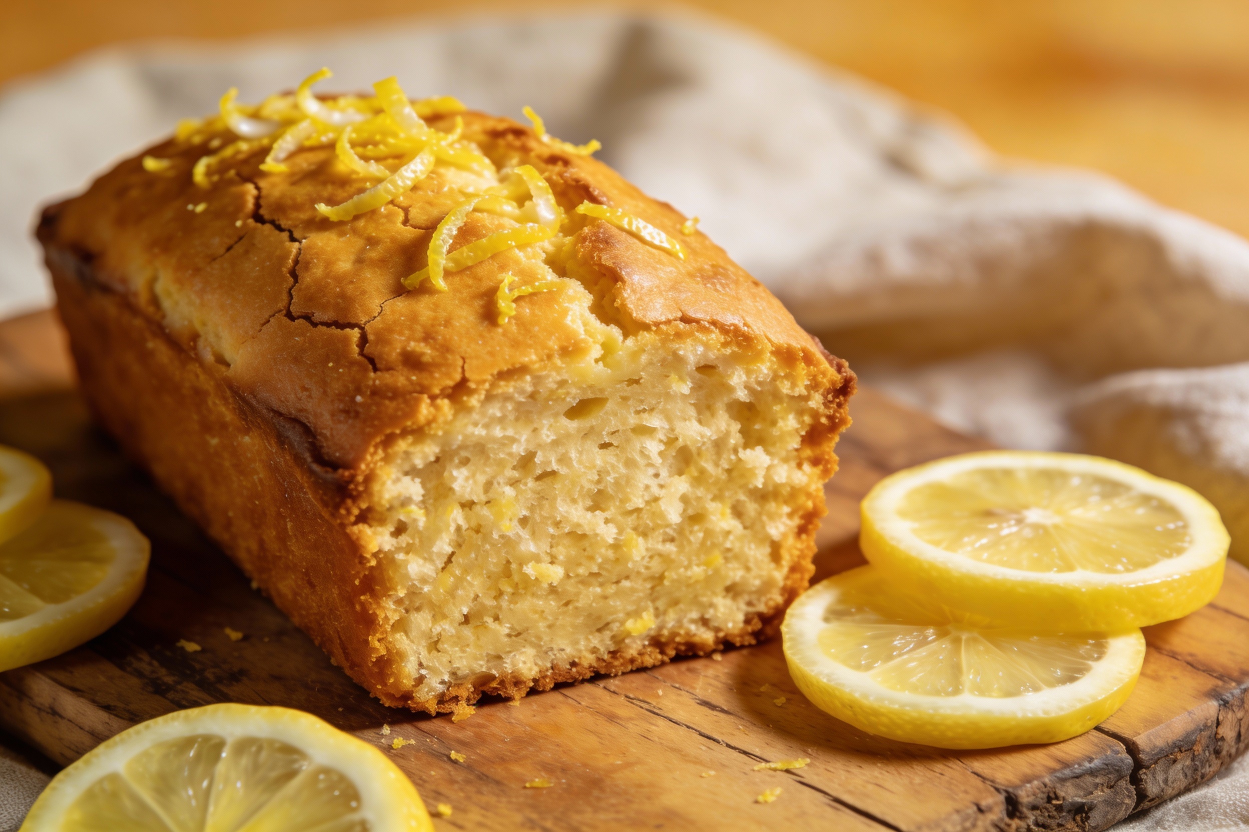 Keto Lemon Pound Cake