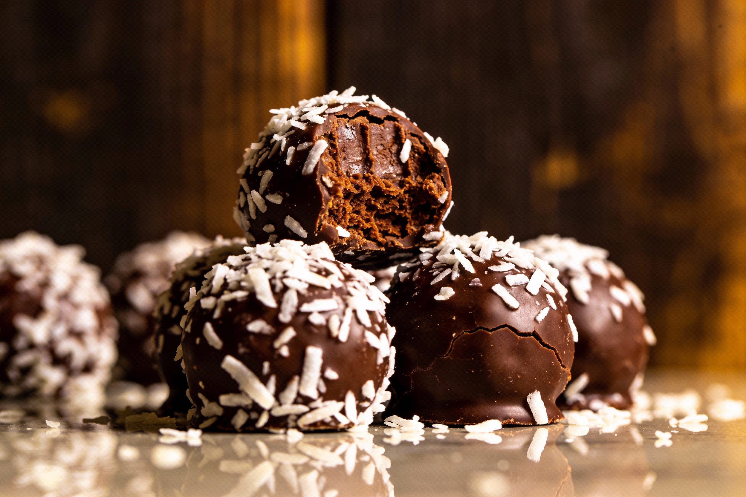 Keto Chocolate Coconut Truffles