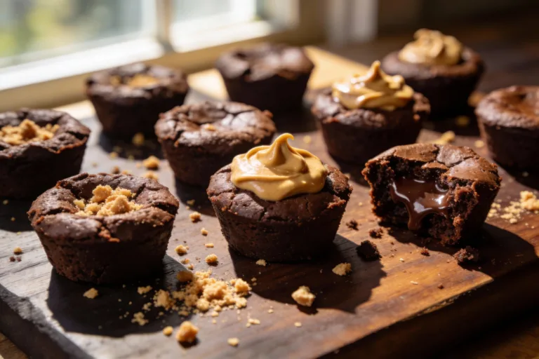 Keto Peanut Butter Brownie Bites