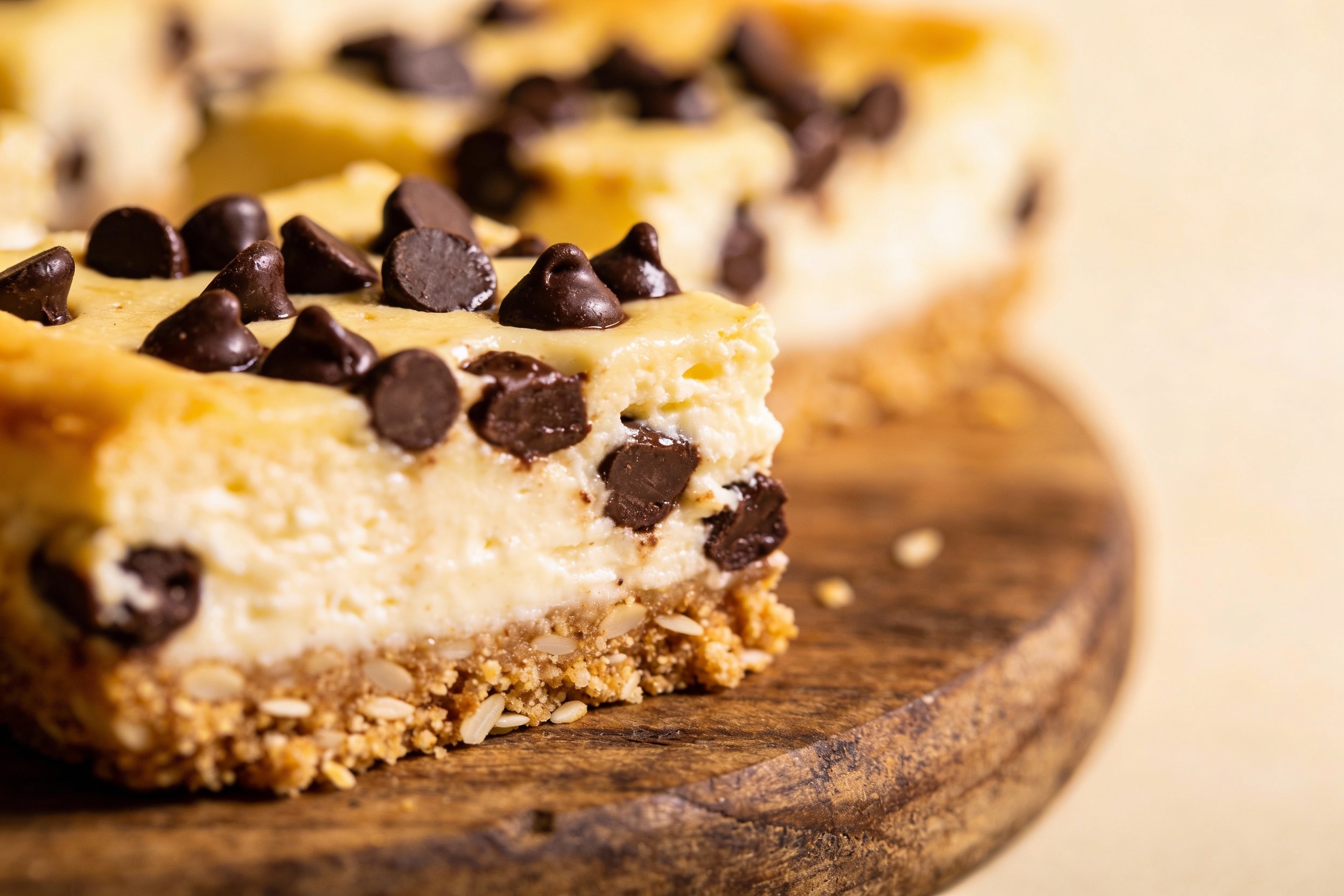 Keto Chocolate Chip Cheesecake Bars