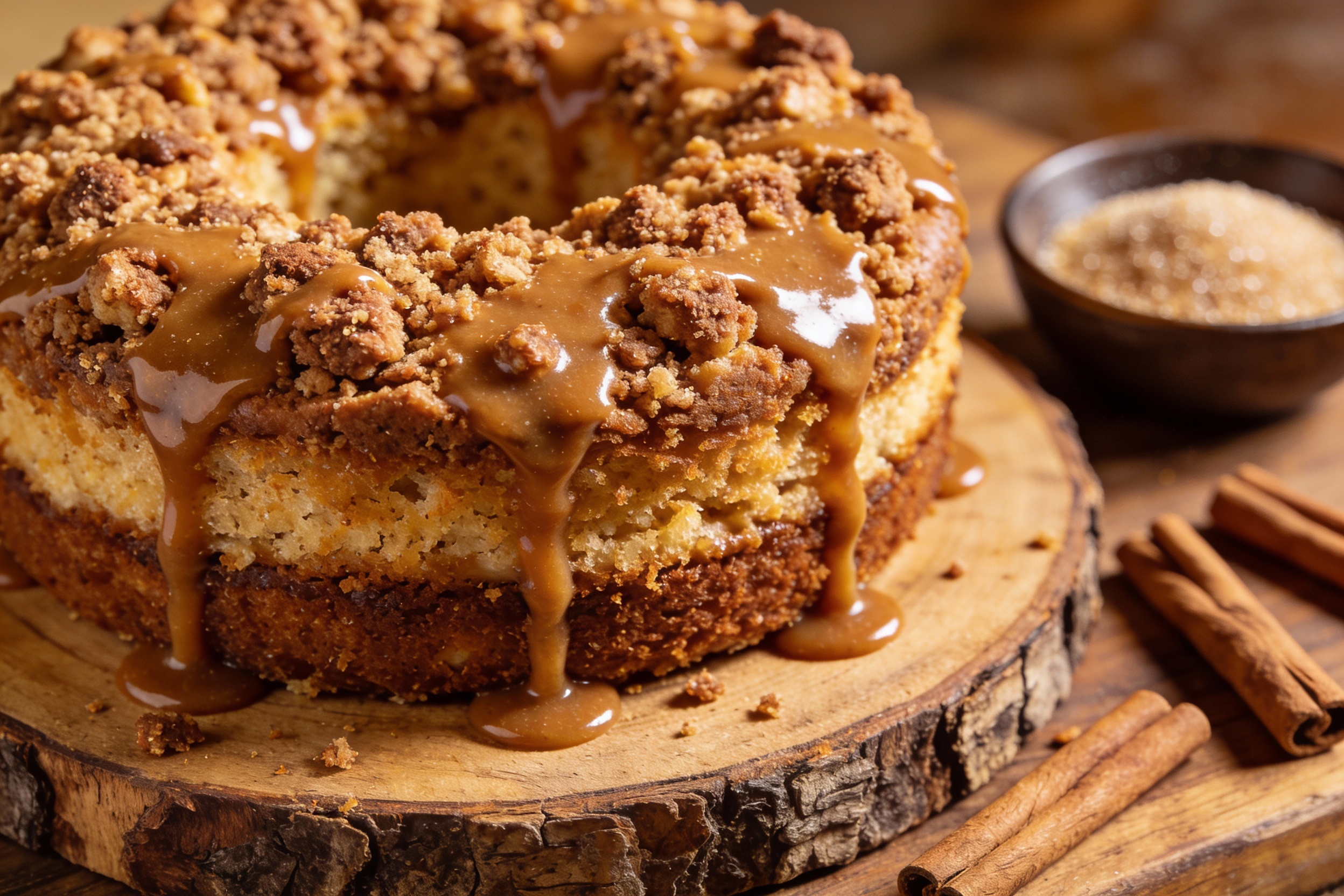 Keto Cinnamon Coffee Cake