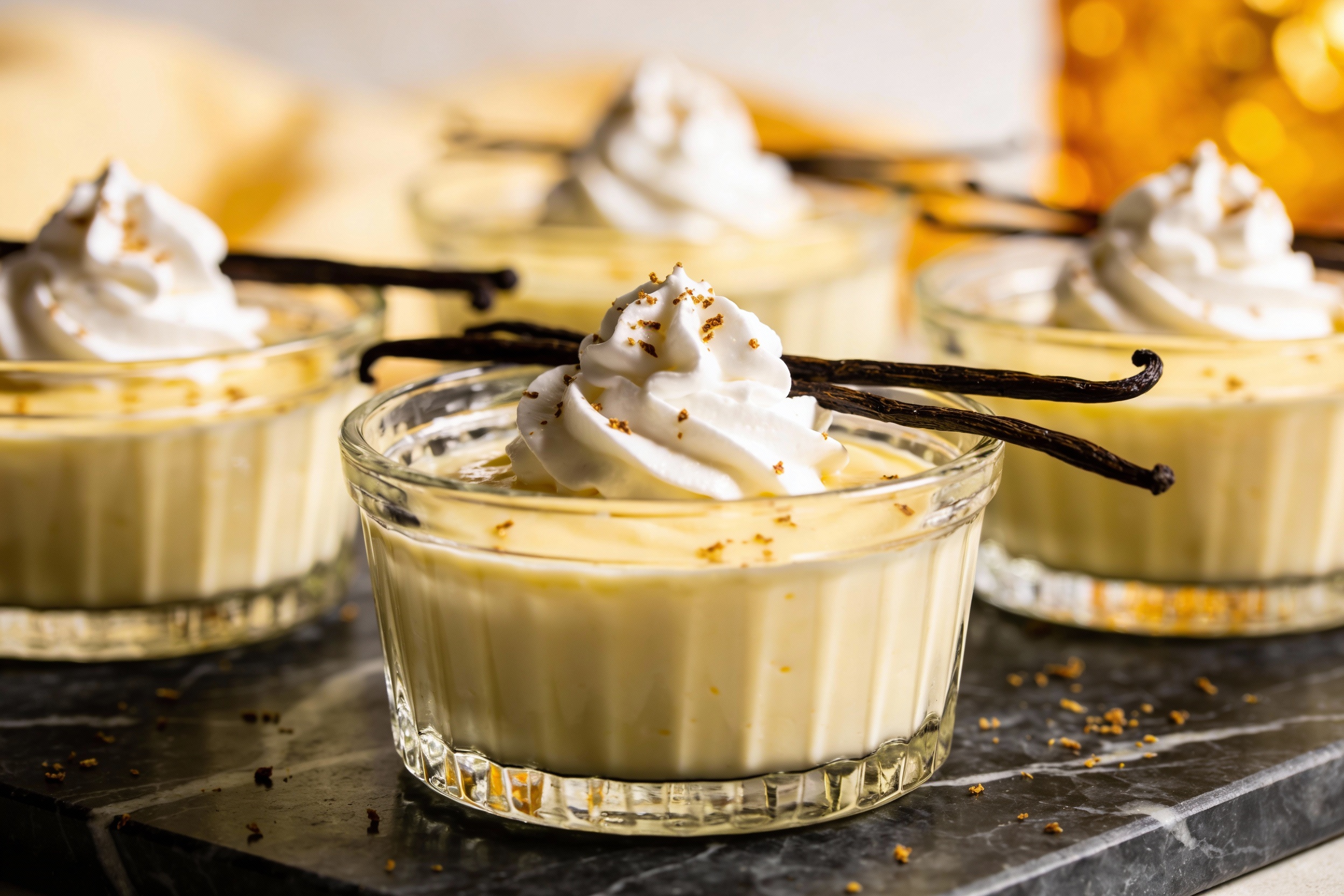 Keto Vanilla Cream Dessert Cups