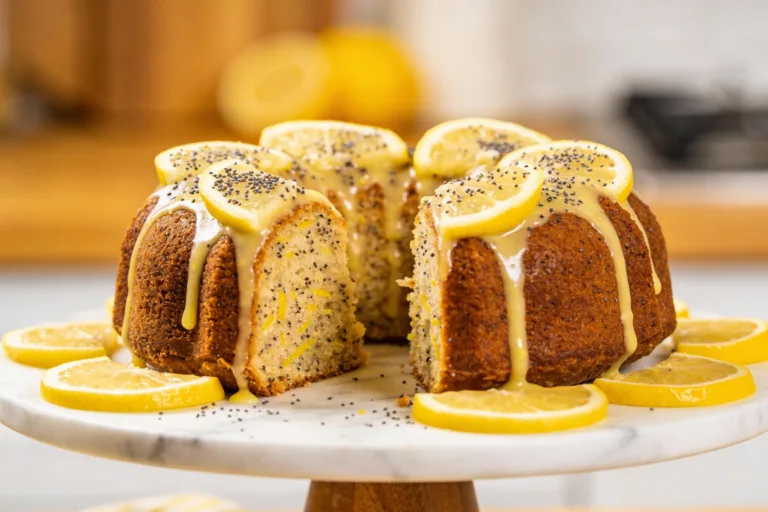 Keto Lemon Poppy Seed Cake