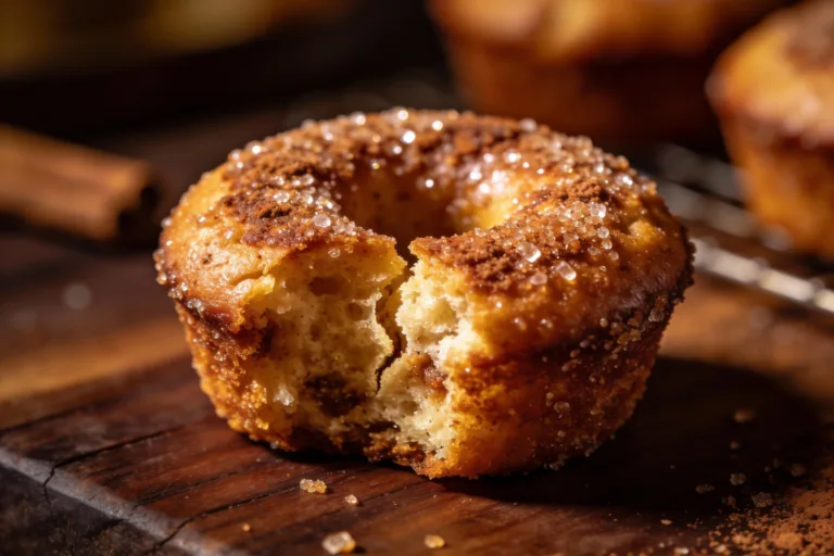 Keto Cinnamon Sugar Donut Muffins