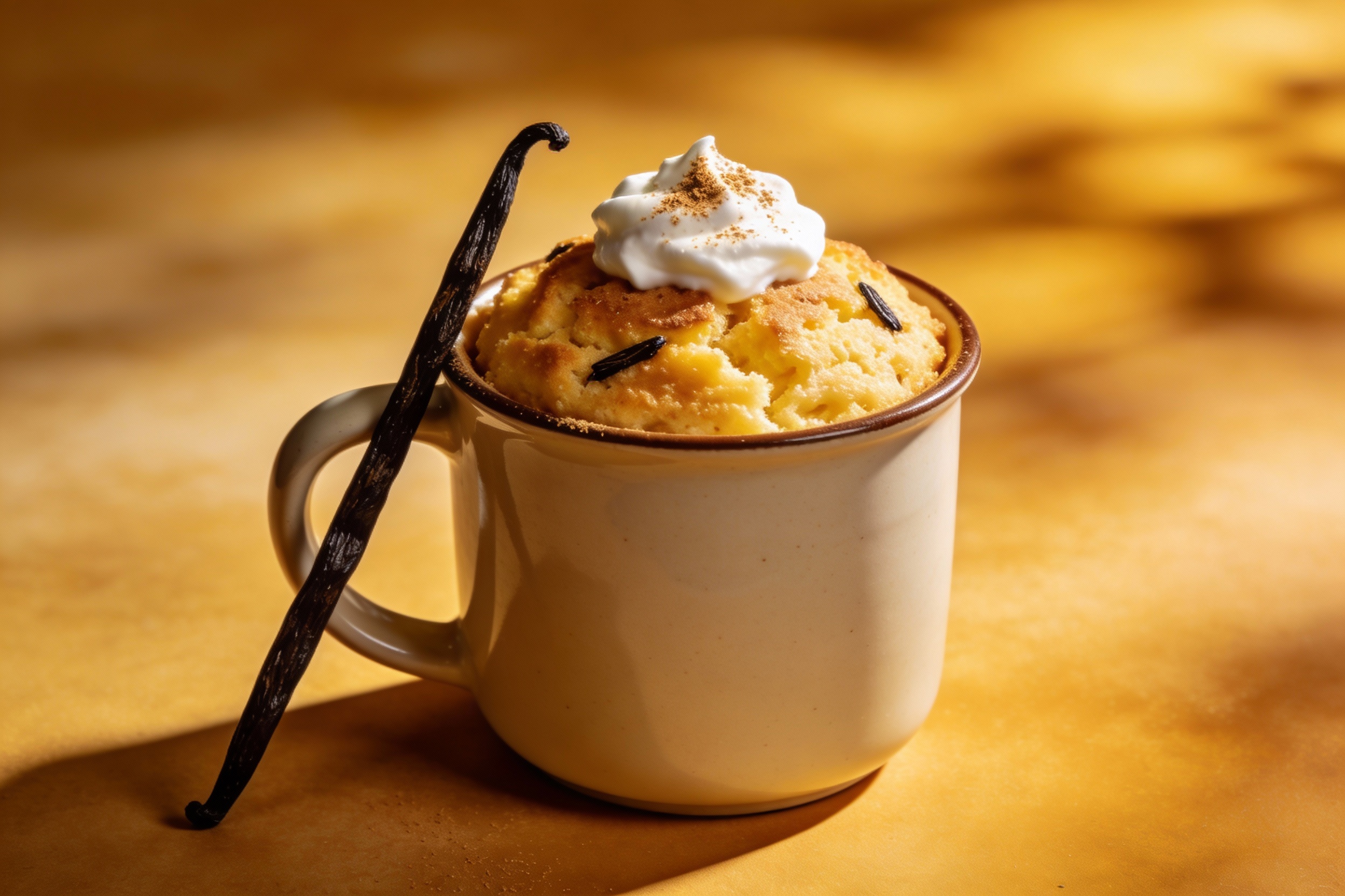 Keto Vanilla Bean Mug Cake