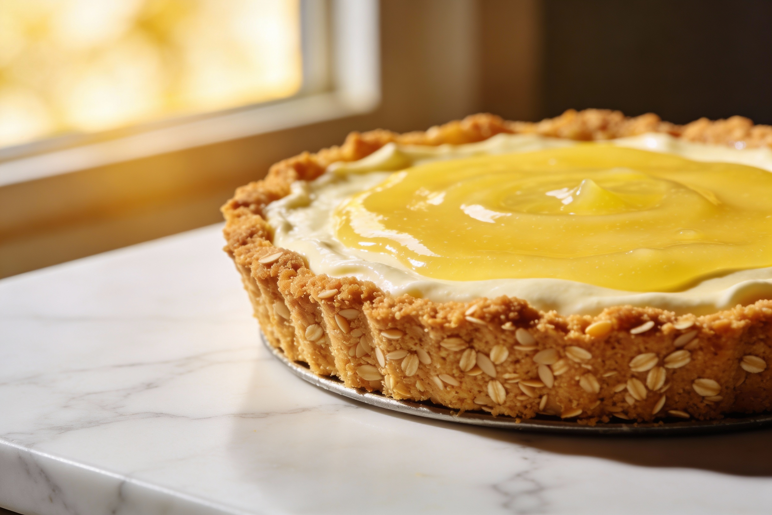 Keto Lemon Cream Tart