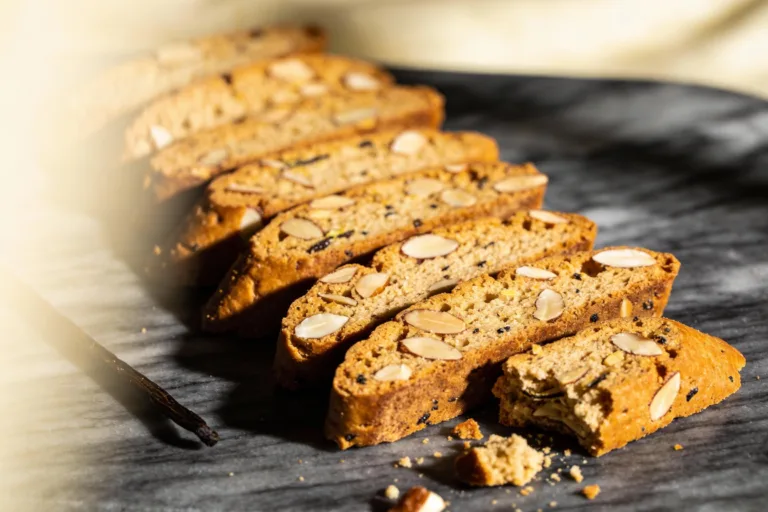 Keto Vanilla Almond Biscotti