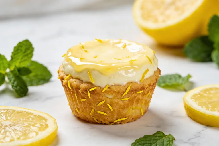 Keto Lemon Cheesecake Muffins