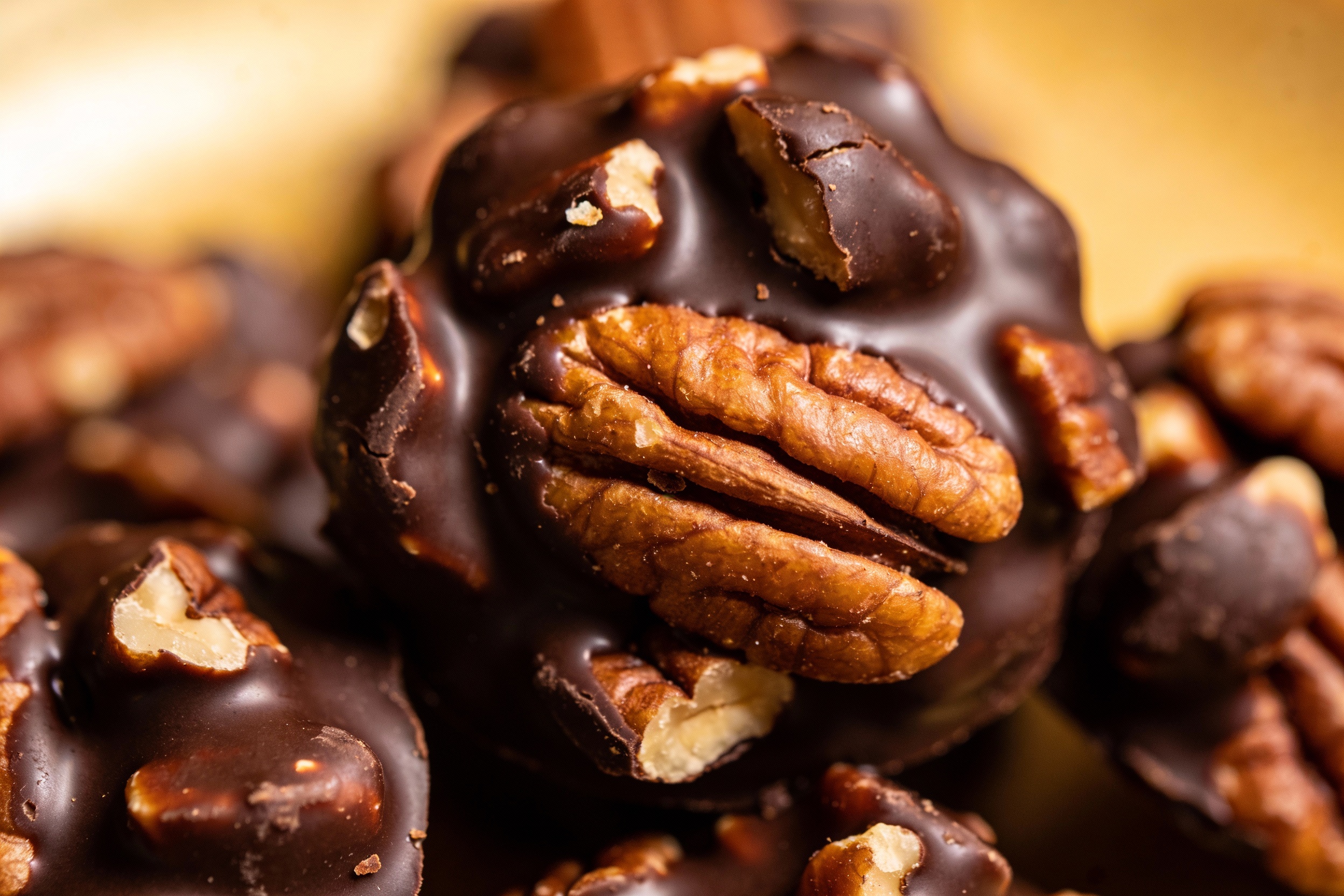 Keto Chocolate Pecan Clusters