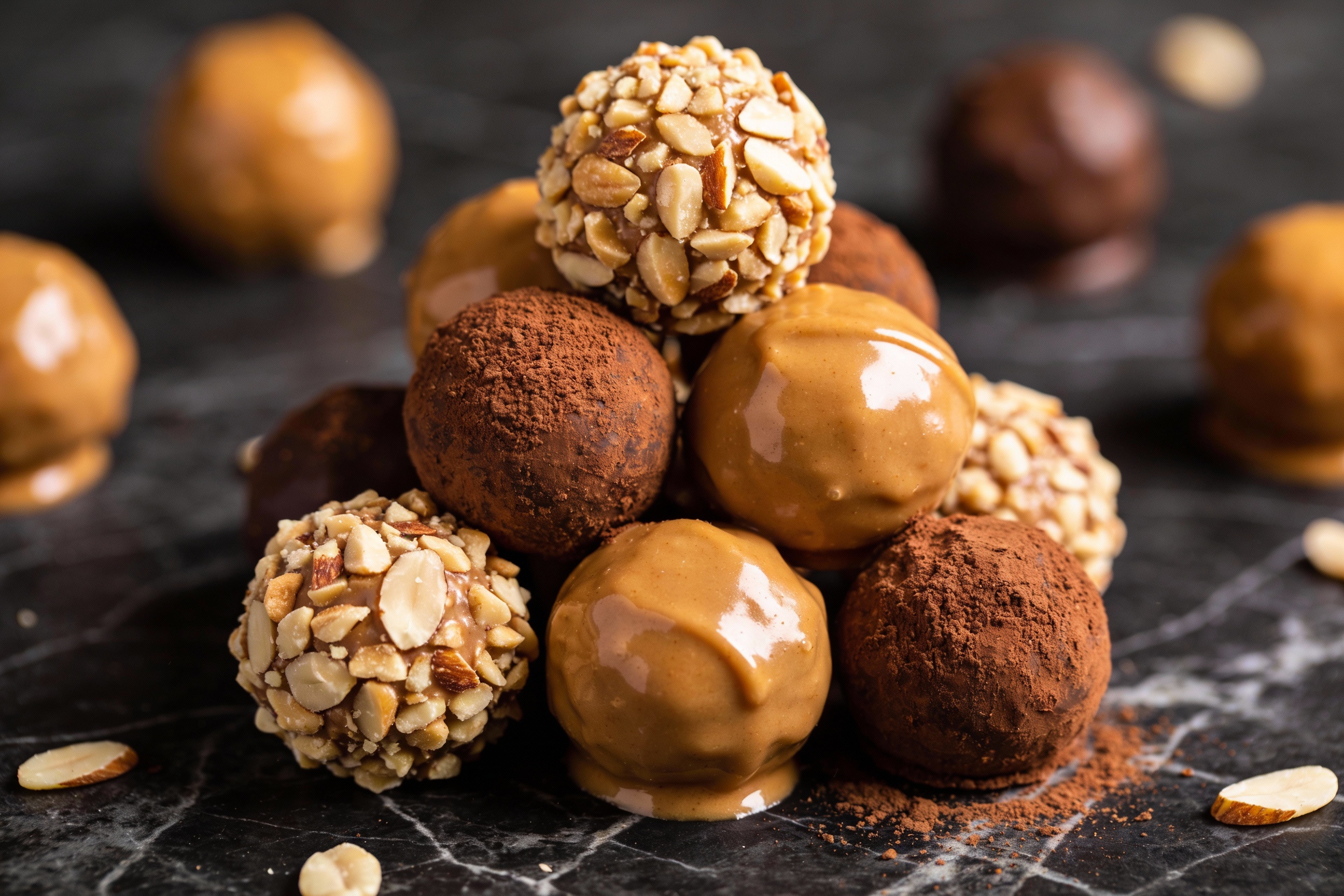 Keto Almond Butter Truffles