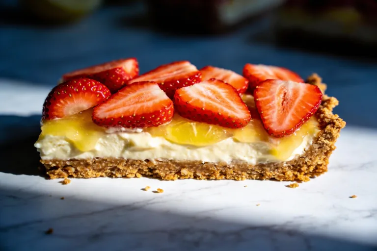 Keto Strawberry Lemon Cheesecake Bars