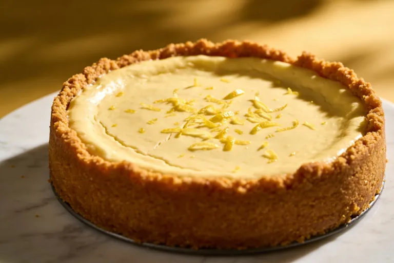 Keto Lemon Vanilla Cheesecake