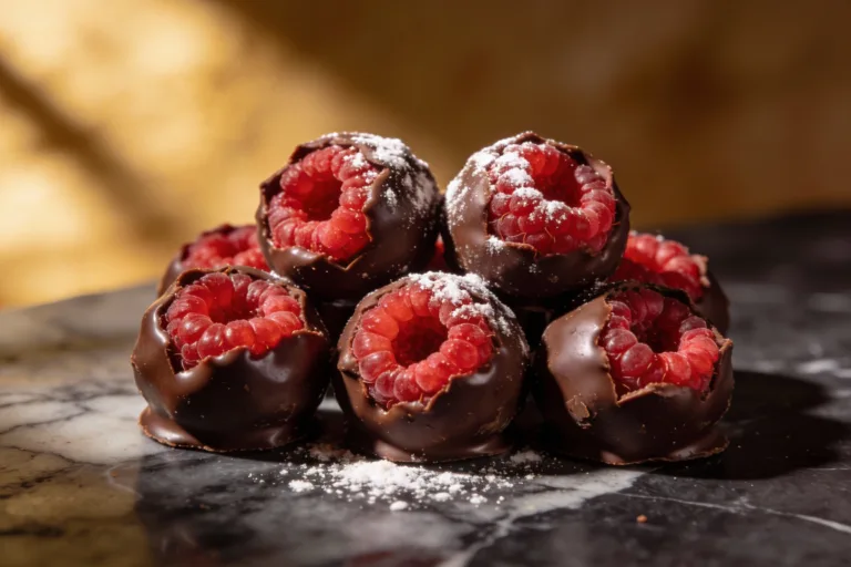 Keto Raspberry Chocolate Fat Bombs