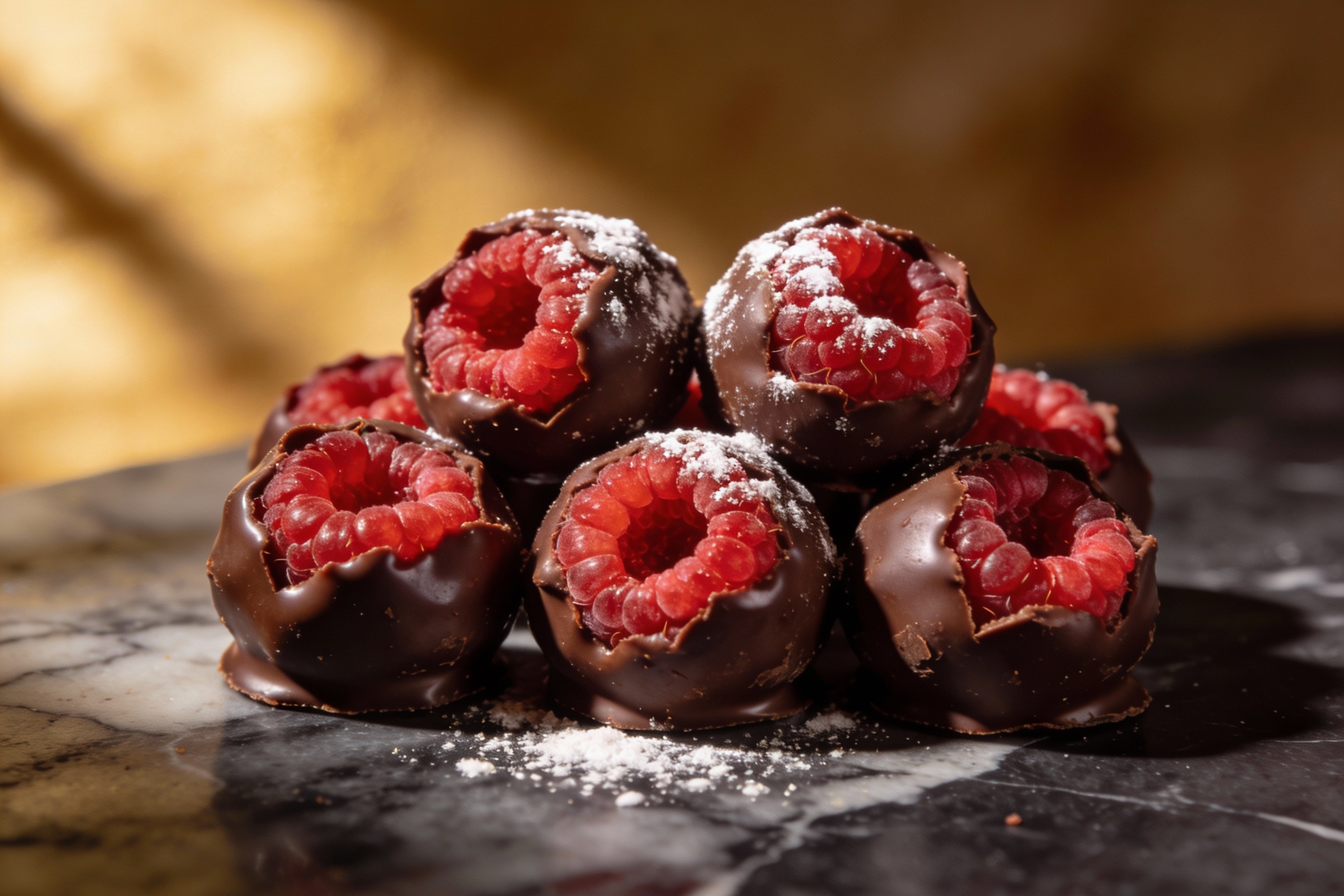 Keto Raspberry Chocolate Fat Bombs