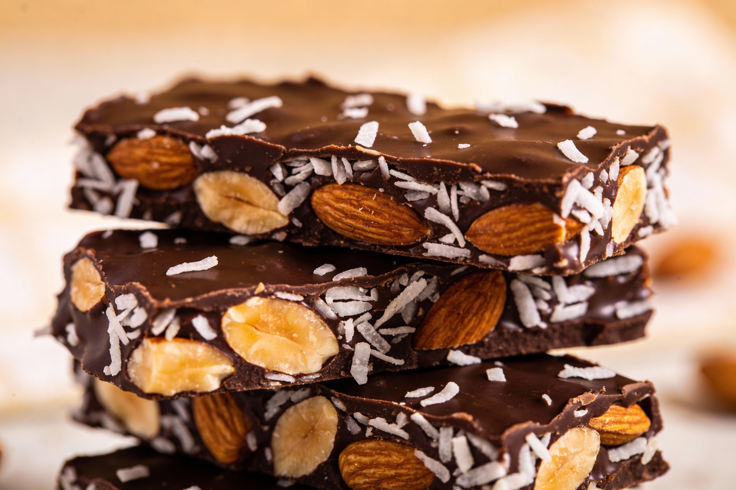 Keto Chocolate Coconut Almond Bars
