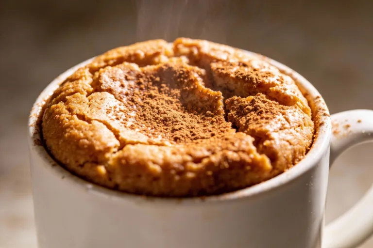 Keto Cinnamon Sugar Mug Cake