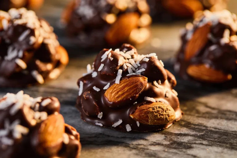 Keto Chocolate Coconut Almond Clusters