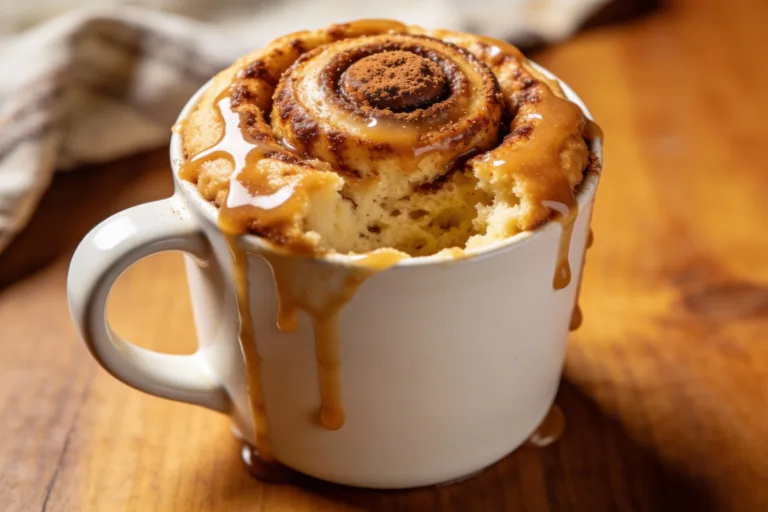 Keto Cinnamon Roll Mug Cake