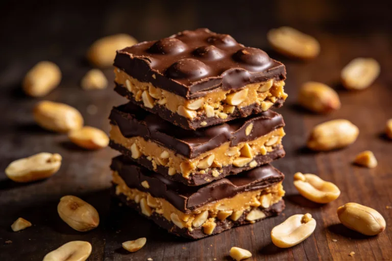 Keto Chocolate Peanut Butter Truffle Bars