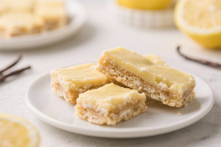 Keto Lemon Vanilla Bars – Bright, Buttery, And Low-Carb