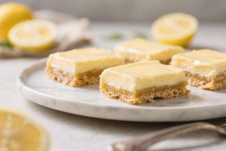Keto Lemon Custard Bars – Bright, Creamy, and Low-Carb