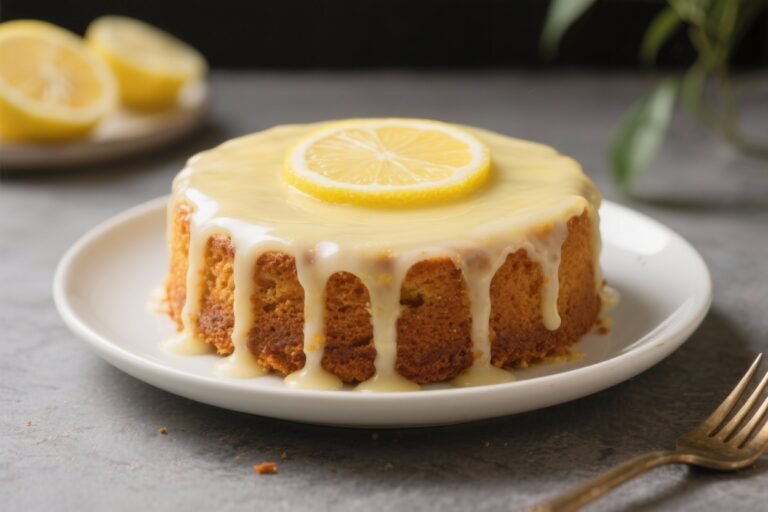 Keto Lemon Cake With Glaze – Bright, Zesty, And Low-Carb