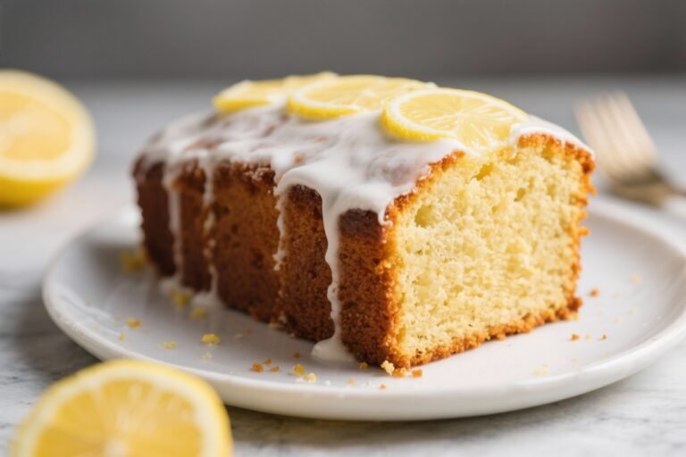Keto Lemon Pound Cake – Bright, Moist, and Low Carb