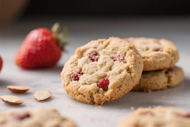 Keto Strawberry Almond Flour Cookies – Soft, Sweet, and Low-Carb