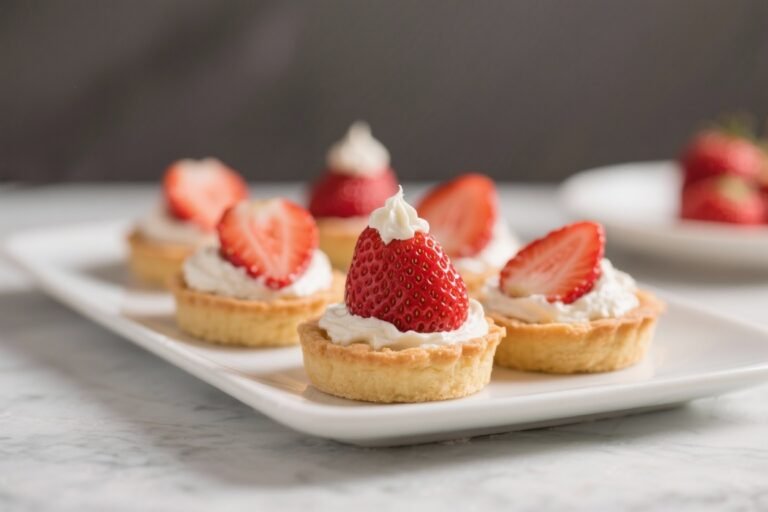 Easy Keto Strawberry Cream Tartlets – Light, Fresh, and Low-Carb